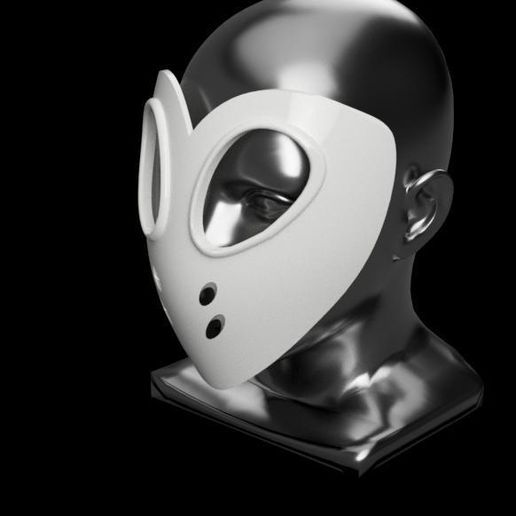 👽 Mashiro Visored Mask - Bleach・Free STL File for ・Cults